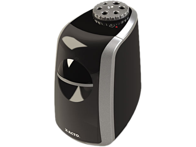 Sharpx Principal Electric Pencil Sharpener, Black/Silver