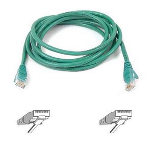 BELKIN A3L791 07 GRN 7 ft. Cat 5E Green Network Cable