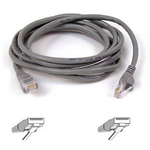 BELKIN A3L791 20 S 20 ft. Cat 5E Gray Patch Cable