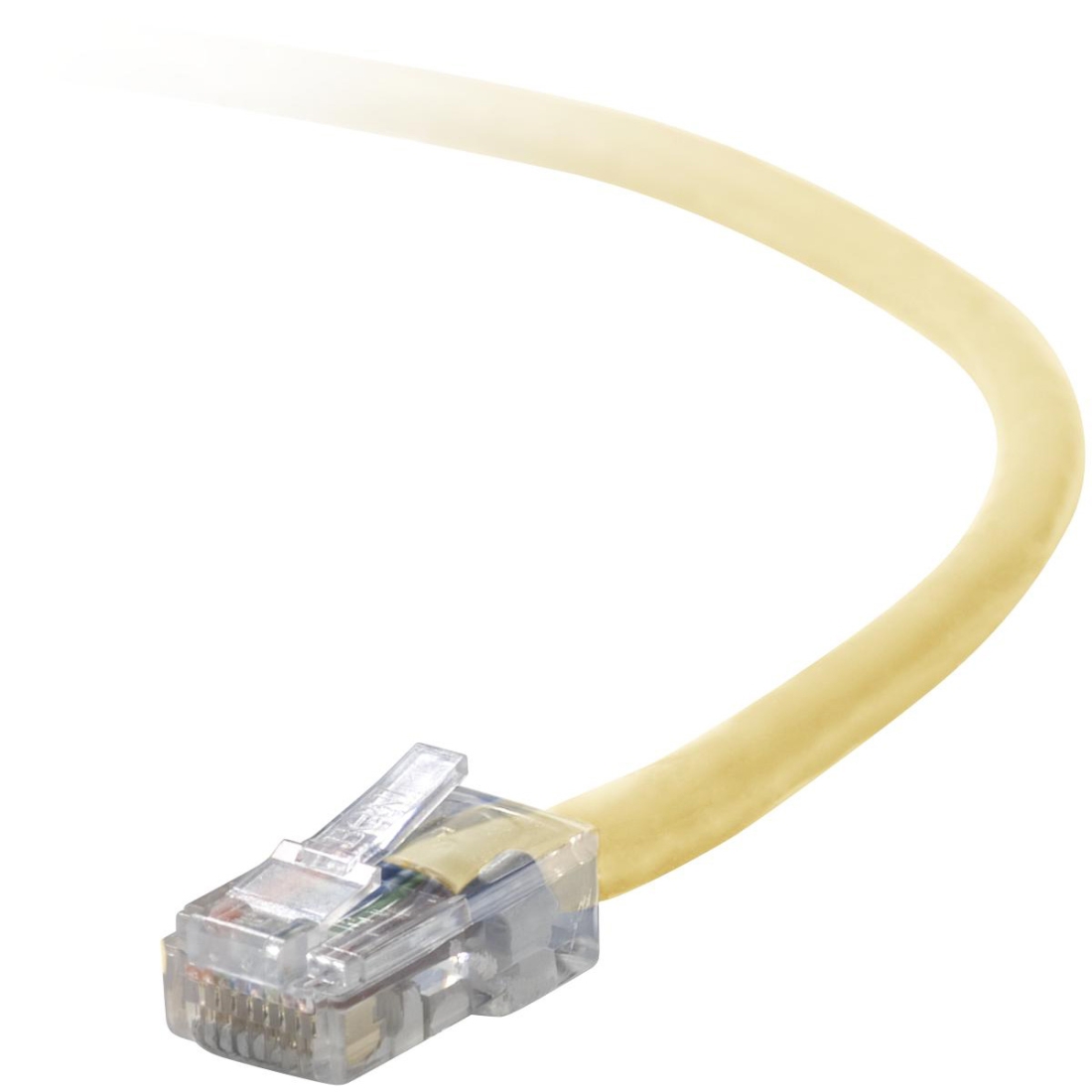 BELKIN A3L791 01 YLW 1 ft. Cat 5E Yellow UTP  RJ45M/RJ45M Patch Cable
