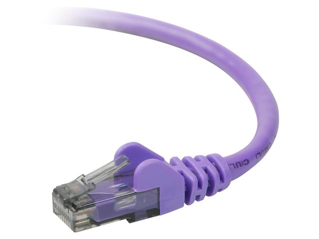 Belkin A3L980 07 PUR S 84" Cat 6 Purple Network Cable