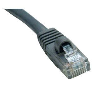 TRIPP LITE N105 010 GY 10 ft. Cat 5E Gray Cat5e 350MHz Molded Shielded Patch Cable