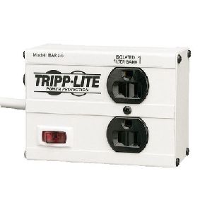 Tripp Lite ISOBAR2 6 6 ft.Cord 2 Outlets 1410 Joules Isobar Surge Suppressor