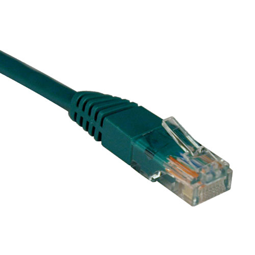 TRIPP LITE N002 001 GN 1 ft. Cat 5E Green Cat5e 350MHz Molded Cable