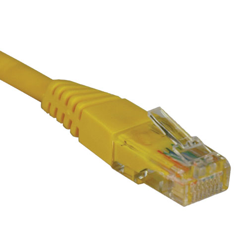 TRIPP LITE N002 001 YW 1 ft. Cat 5E Yellow Network Cable