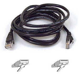 BELKIN A3L791 12 12 ft. Cat 5E Gray Cat5e Patch Cable