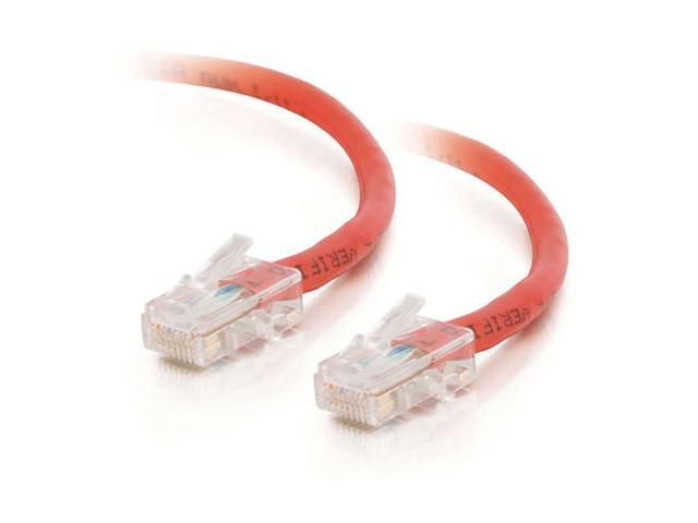 C2G 24510 7ft Cat5E 350 MHz Crossover Patch Cable   Red