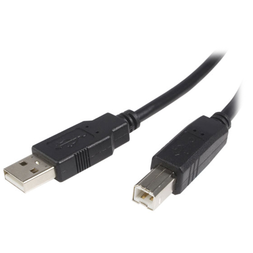 StarTech USB2HAB10 10 ft. Black USB 2.0 A to B Cable