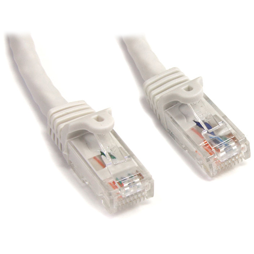 StarTech N6PATCH10WH 10 ft. Cat 6 White Snagless UTP Patch Cable   ETL Verified