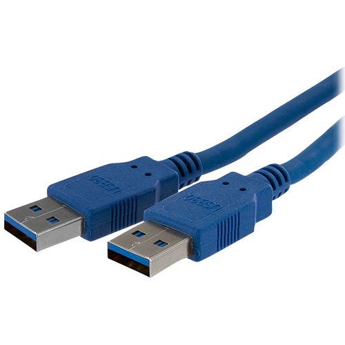 StarTech USB3SAA6 6 ft. Blue SuperSpeed USB 3.0 Cable A to A