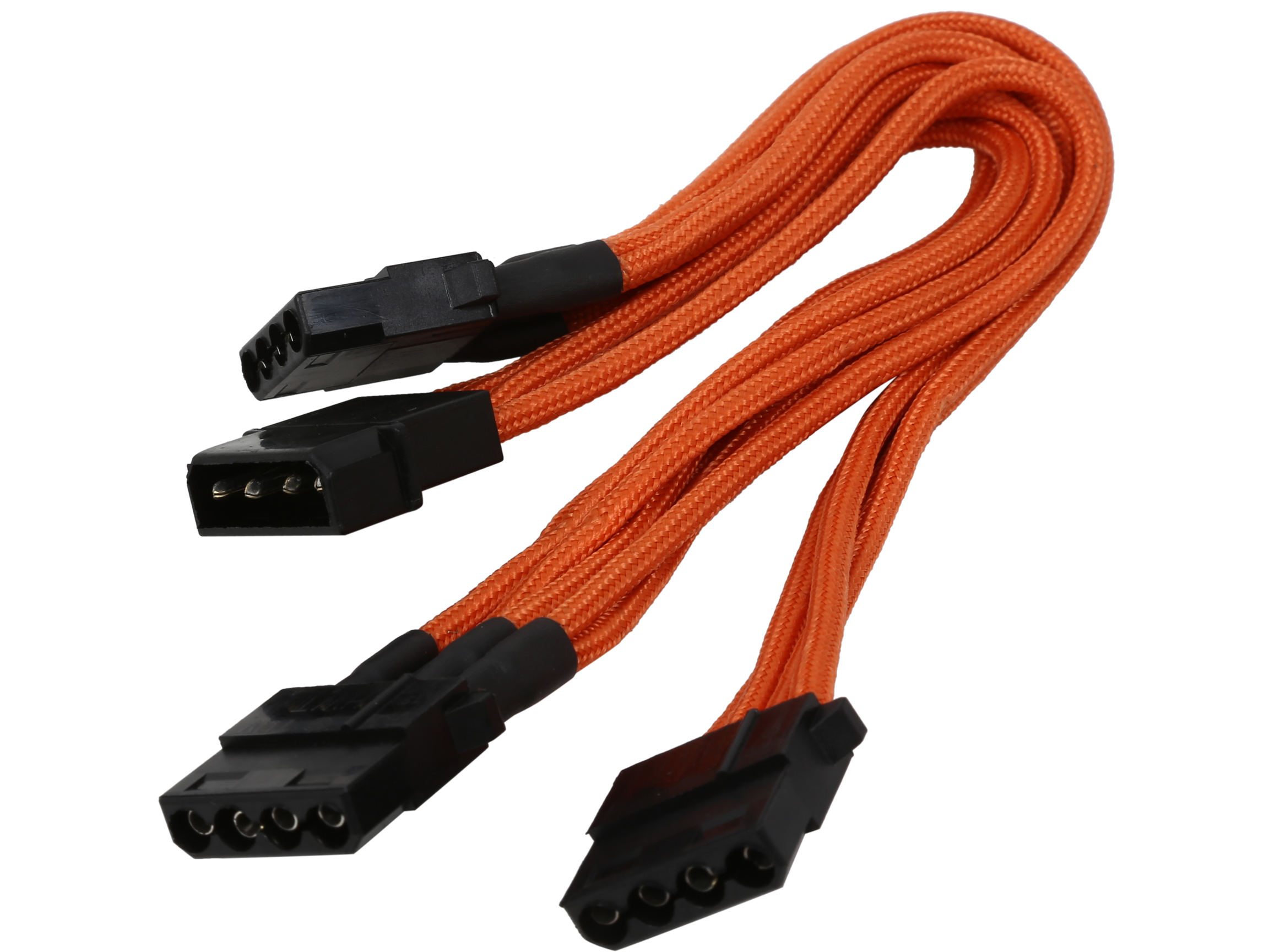 BitFenix BFA MSC M3MOK RP 17.72" (45cm) Molex to 3 Molex Extension Cable M F