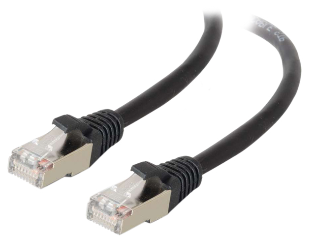 C2G 83851 2m Cat 5E Black Moulded Patch Cable