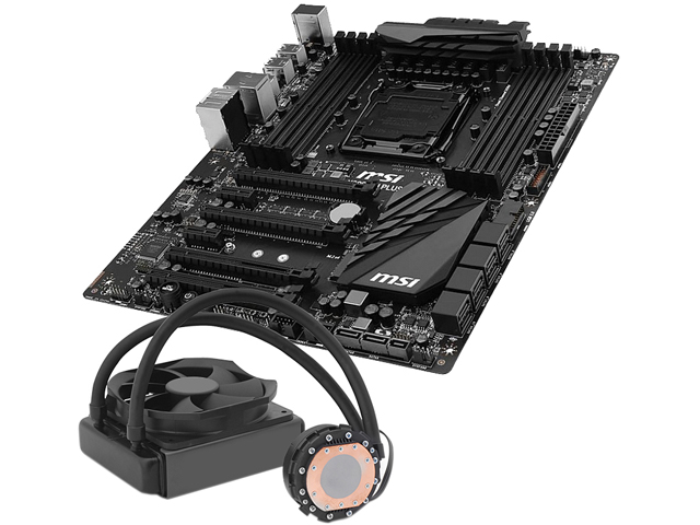 MSI X99S MB/X99/Liquid Cooling/Intel i7 5960X 3.0GHz Motherboard/ CPU Combo