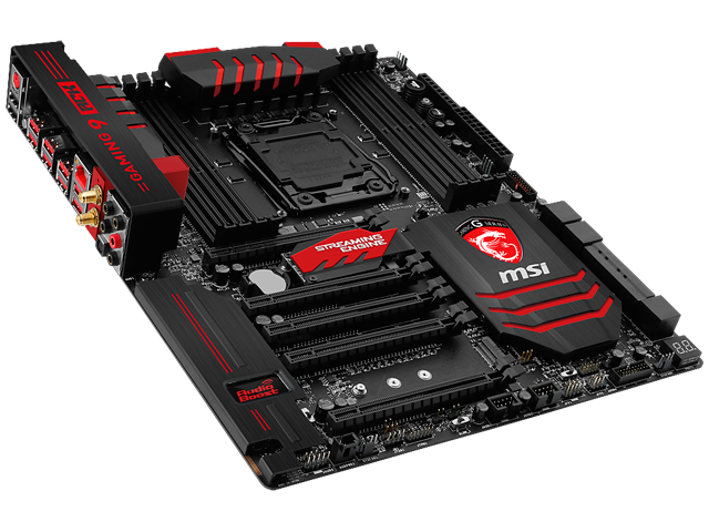 MSI MSI Gaming X99A GAMING 9 ACK LGA 2011 v3 Intel X99 SATA 6Gb/s USB 3.1 USB 3.0 Extended ATX Intel Motherboard