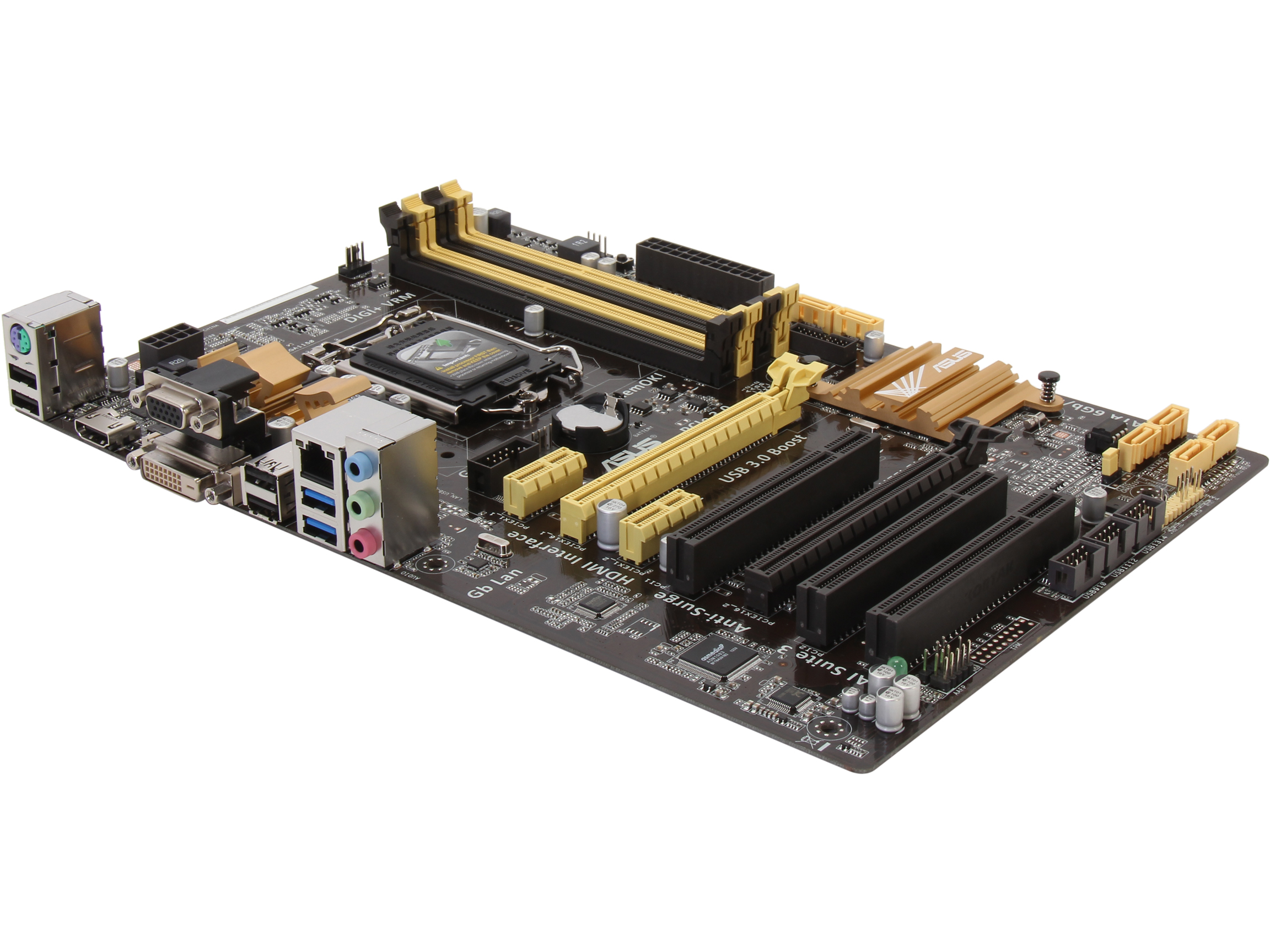 ASUS H87 PLUS LGA 1150 Intel H87 HDMI SATA 6Gb/s USB 3.0 ATX Intel Motherboard with UEFI BIOS