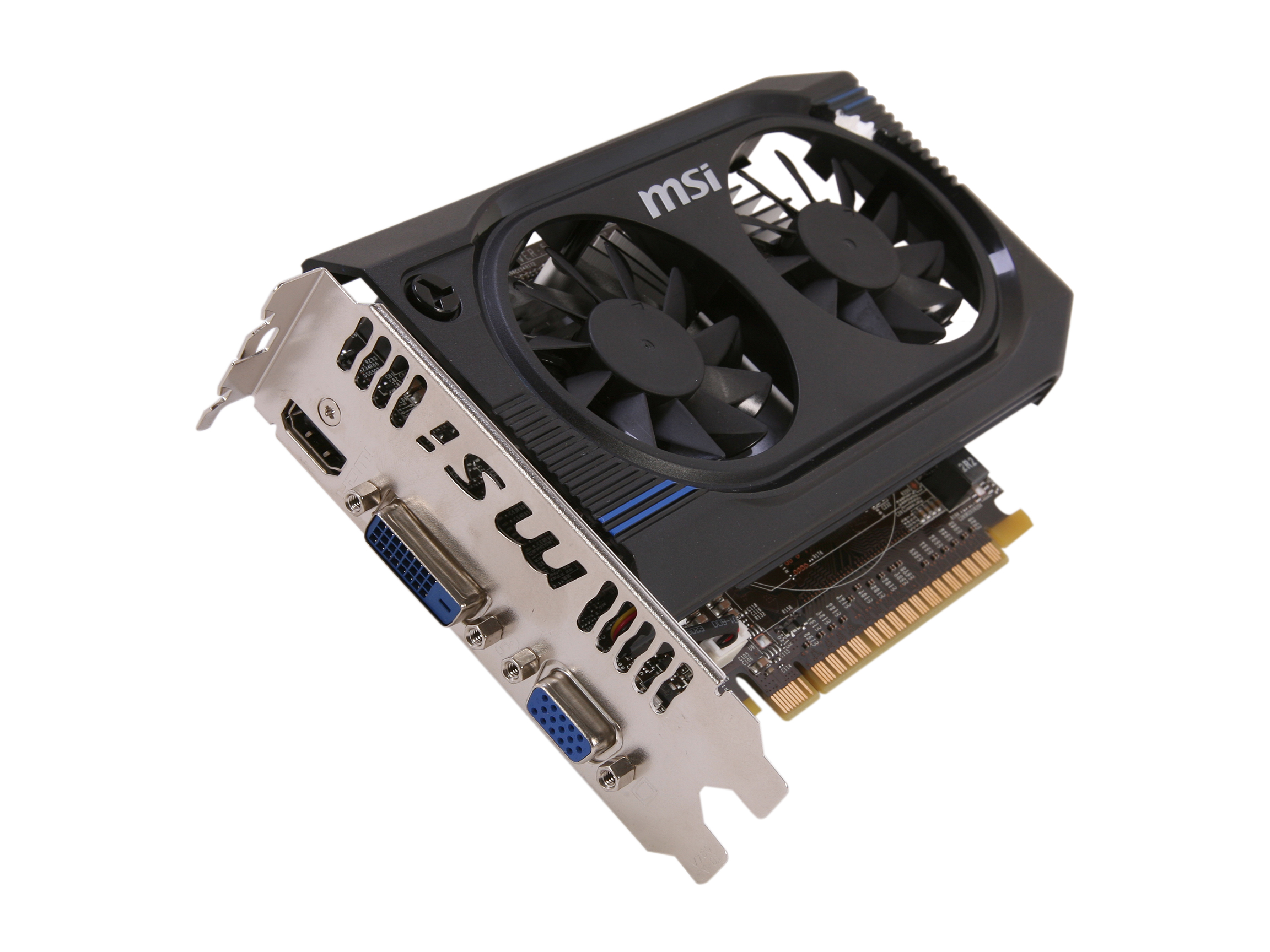 MSI GeForce GT 640 DirectX 11 N640GT MD2GD3/OC 2GB 128 Bit DDR3 PCI Express 3.0 x16 HDCP Ready Video Card