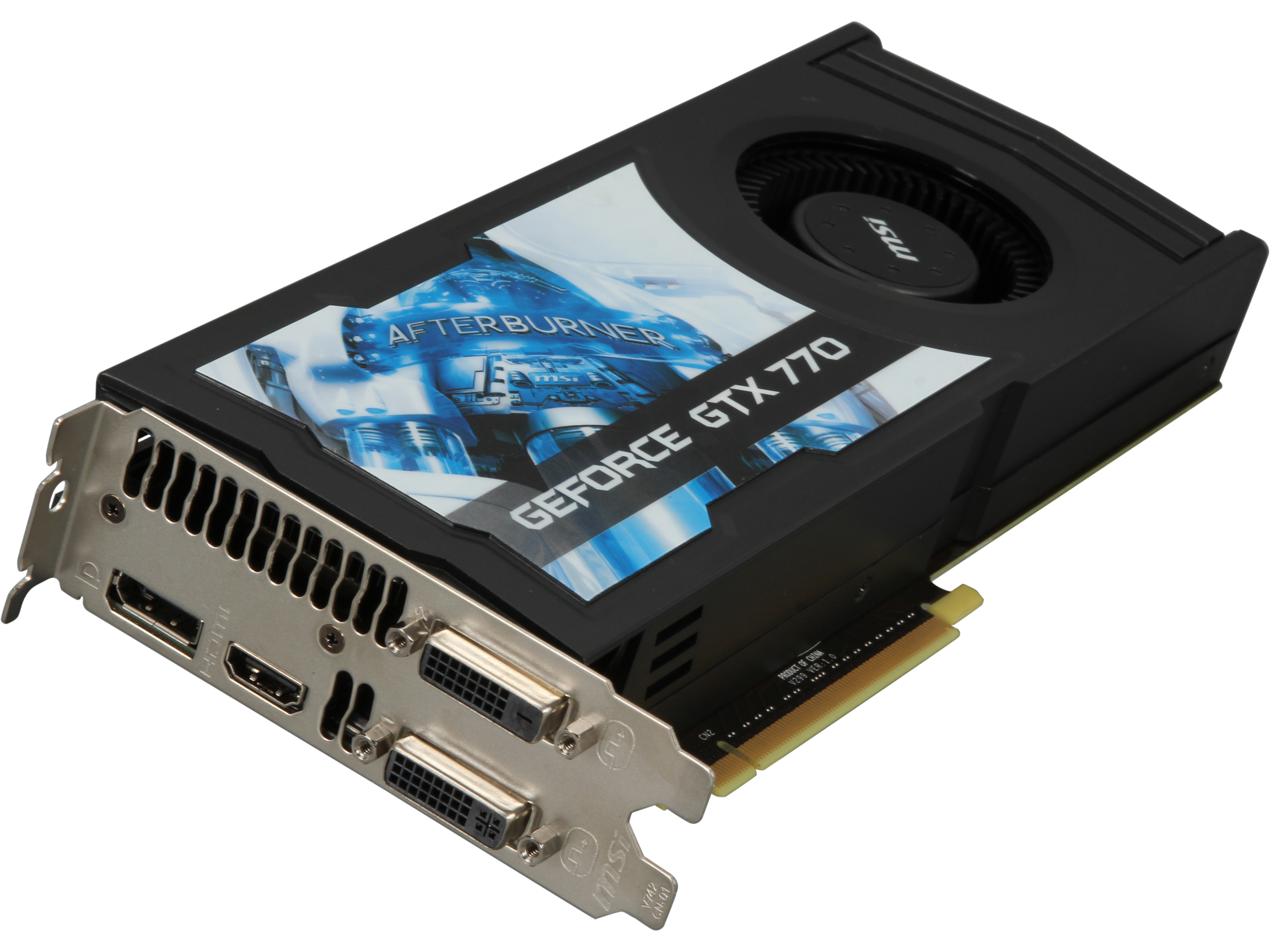 MSI N770 2GD5/OC G SYNC Support GeForce GTX 770 2GB 256 Bit GDDR5 PCI Express 3.0 x16 HDCP Ready SLI Support Video Card