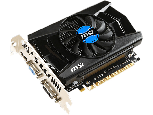 MSI GeForce GT 740 DirectX 12 N740 2GD3 2GB 128 Bit DDR3 PCI Express 3.0 x16 HDCP Ready Plug in Card Video Card