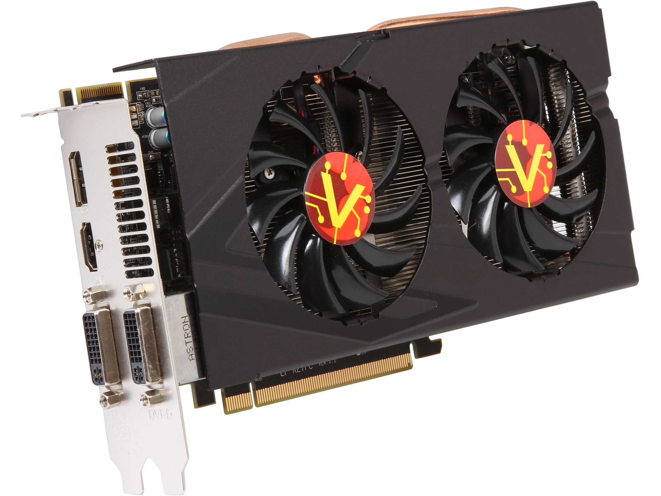 VisionTek Radeon R9 270X DirectX 11.2 900651 2GB 256 Bit GDDR5 PCI Express 3.0 CrossFireX Support Video Card