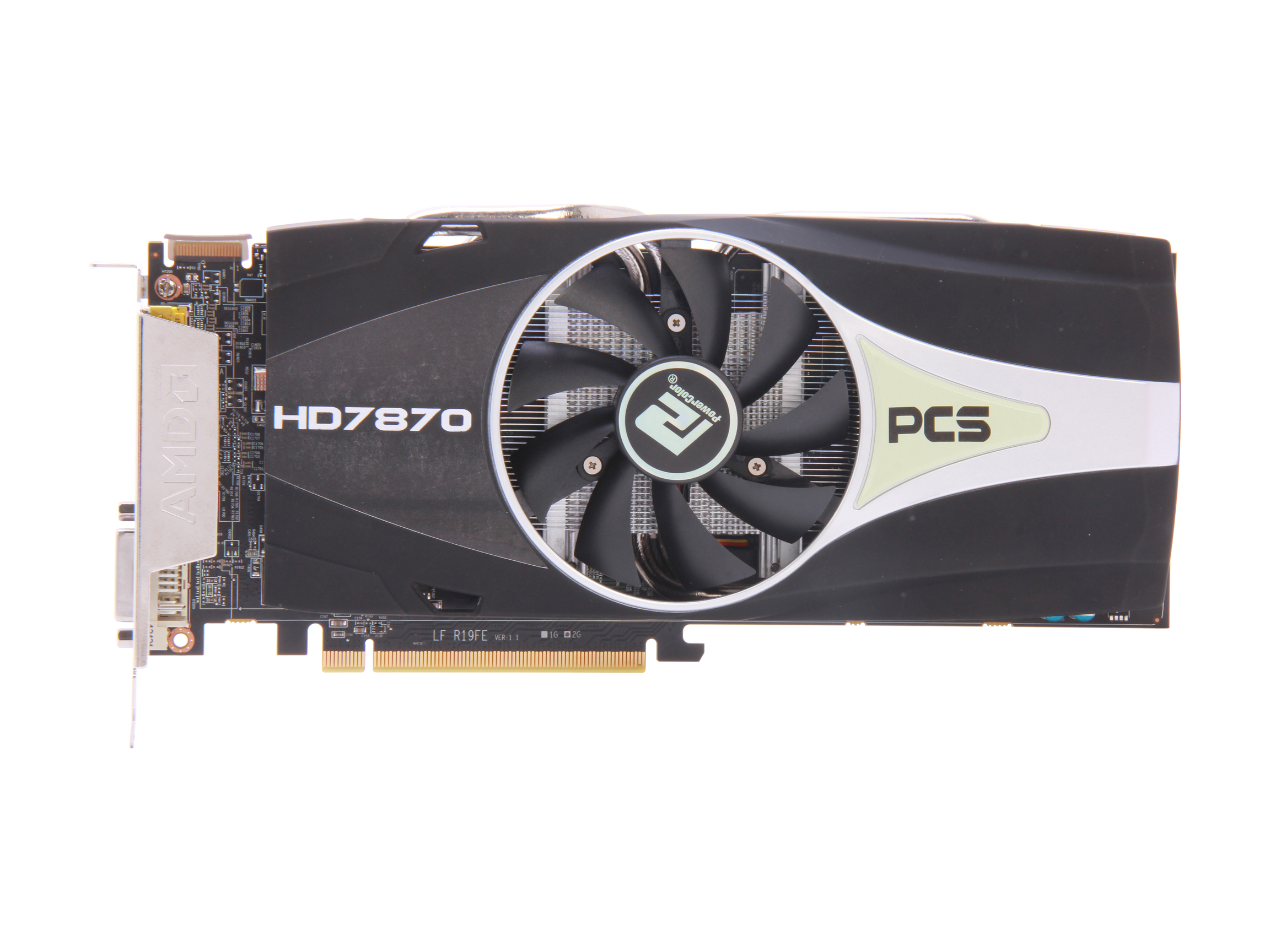 Open Box PowerColor AX7870 2GBD5 2DHPPV2E Radeon HD 7870 GHz EZ Edition 2GB 256 Bit GDDR5 PCI Express 3.0 x16 HDCP Ready CrossFireX Support Video Card (UEFI ready)