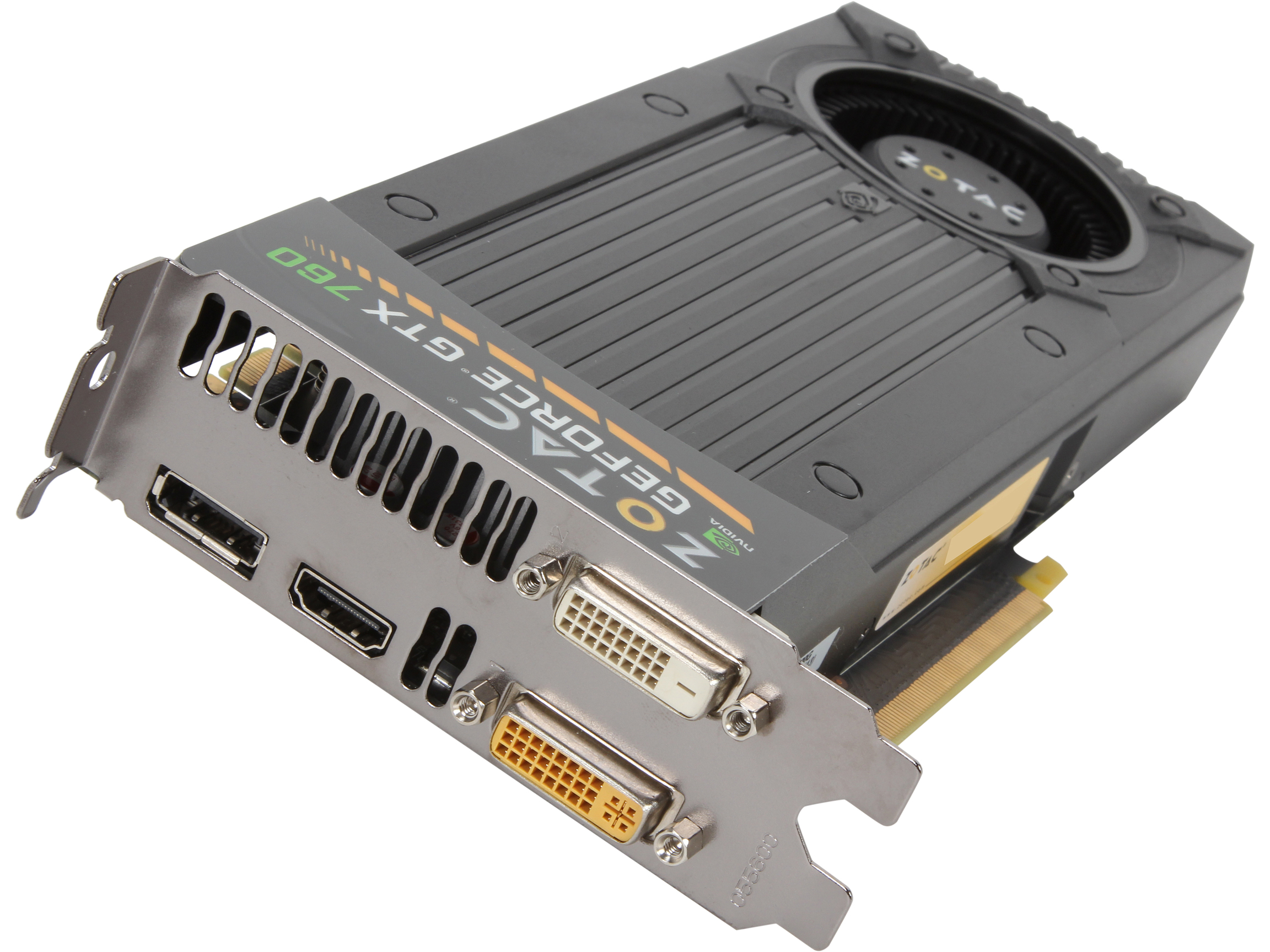 ZOTAC ZT 70406 10P G SYNC Support GeForce GTX 760 4GB 256 Bit GDDR5 PCI Express 3.0 HDCP Ready SLI Support Video Card