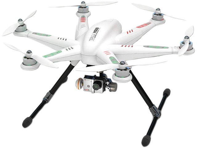 Walkera Ready to Fly Hexcopter with DEVO F12E Remote (integrated 5" LCD Monitor), iLook+ (1080P) camera TALI H500 RTF1