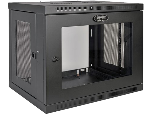 Tripp Lite SRW9UG SmartRack 9U Wall Mount Standard Depth Rack Enclosure Cabinet