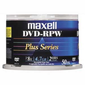 Maxell Plus 8x DVD R Media