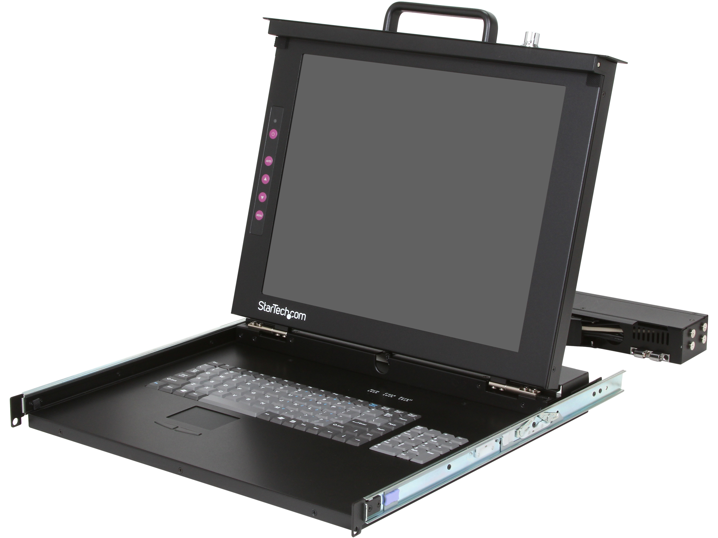 StarTech RACKCOND1701 1U 17" HD 1080p Dual Rail Rackmount Widescreen LCD Console