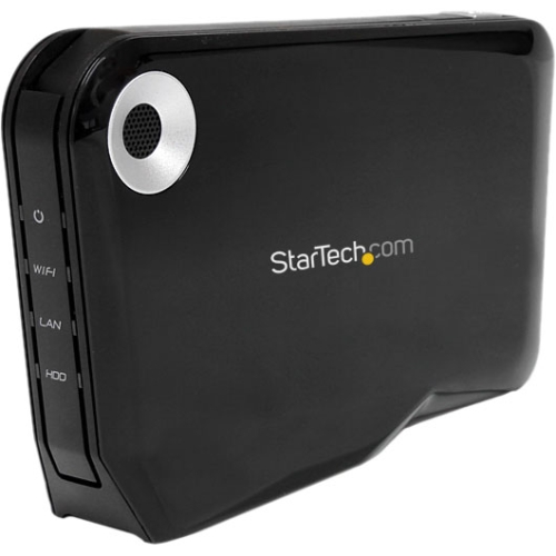 StarTech Wireless 2.5in External SATA Hard Drive HDD Enclosure w/USB & WiFi AP