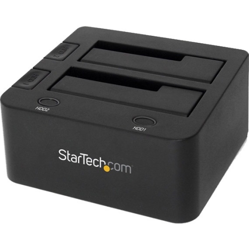 StarTech USB 3.0 Dual Hard Drive Docking Station with UASP for 2.5/3.5 Inch HDD/SSD SATA 6 Gbps (SDOCK2U33)