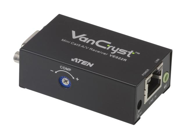    ATEN VE022 Mini VGA/Audio Extender   KVM Switches