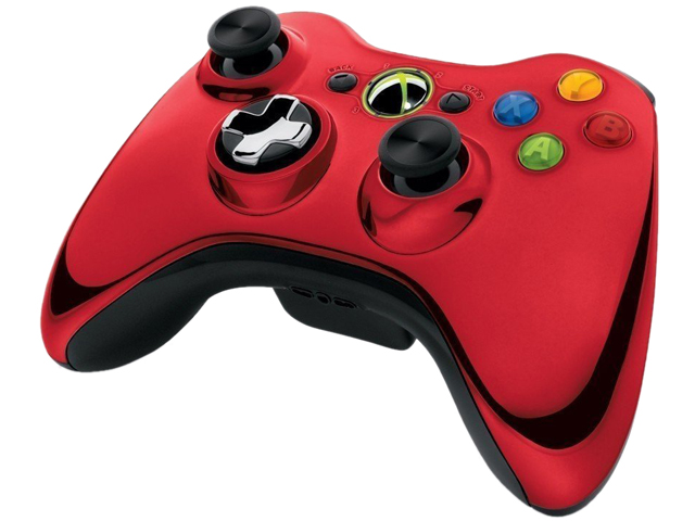 MICROSOFT XBOX 43G 00027 360 WIRELESS CONTROLLER RED