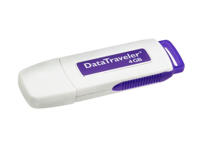 Kingston DataTraveler 4GB USB 2.0 Flash Drive (Purple) Model DTI/4GB