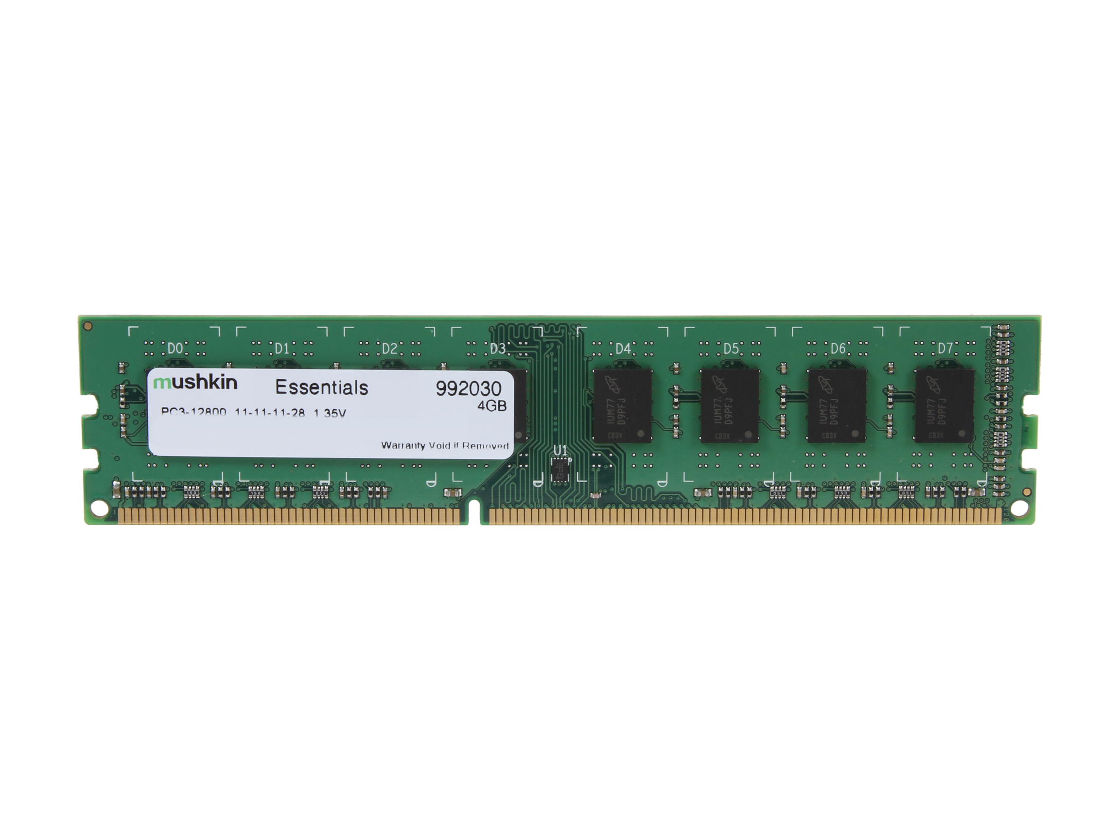 Mushkin Enhanced Essentials 16GB (2 x 8GB) 240 Pin DDR3 SDRAM DDR3L 1600 (PC3L 12800) Desktop Memory Model 997031