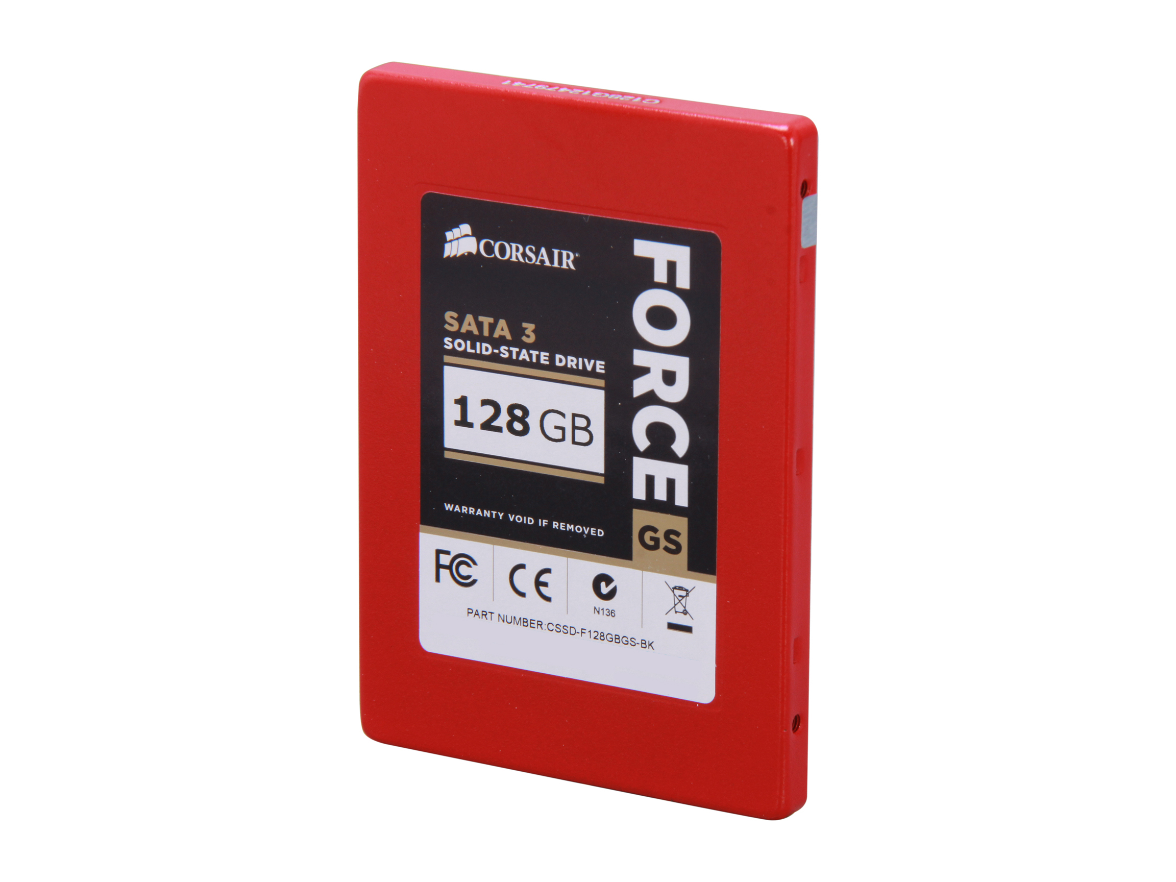 Corsair Force Series GS 2.5" 128GB SATA III Internal Solid State Drive (SSD) CSSD F128GBGS BK