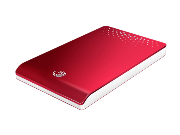 Seagate FreeAgent Go 500GB USB 2.0 2.5" External Hard Drive ST905003FDA2E1 RK Ruby Red