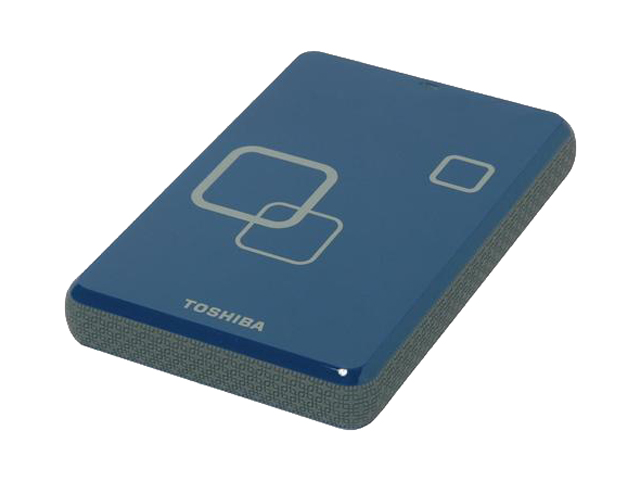    TOSHIBA Canvio Plus 750GB USB 2.0 Liquid Blue Portable 