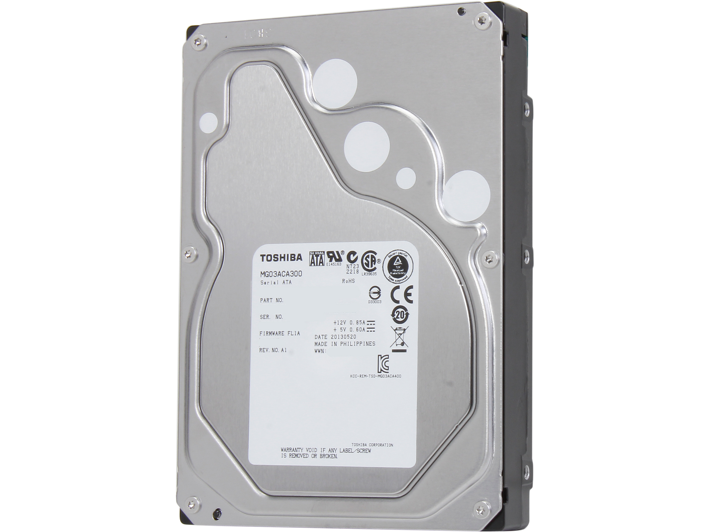 TOSHIBA DT01ACA100 1TB 7200 RPM 32MB Cache SATA 6.0Gb/s 3.5" Internal Hard Drive Bare Drive