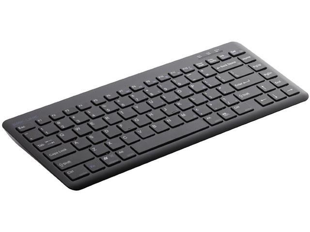 SMK LINK VP6630 Black 86 Normal Keys Bluetooth Wireless Slim Keyboard 
