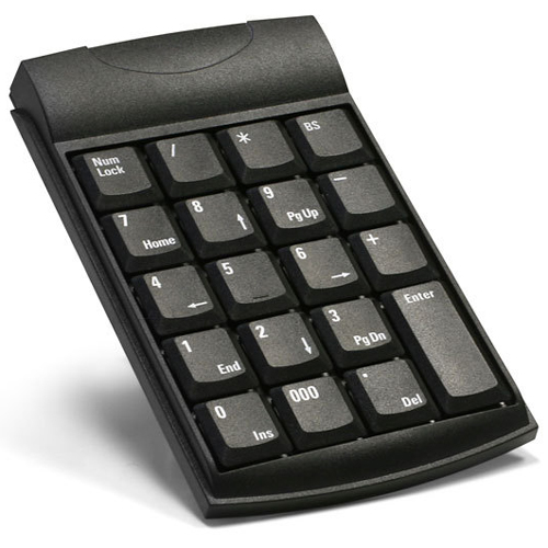 Unitech K19 K19U Black 19 Normal Keys USB Mini Numeric Keypad