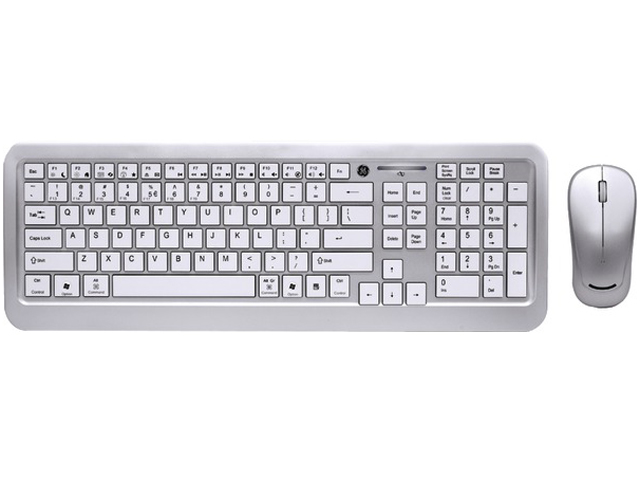 GE 98134 RF Wireless Standard Multimedia Keyboard & Optical Mouse