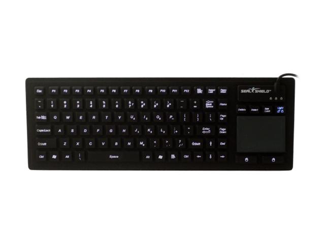      SEAL SHIELD SEAL TOUCH GLOW S90PG2 Black USB Wired Keyboard