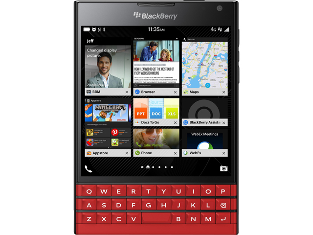 BlackBerry Passport SQW100 1 (Unlocked International Phone) BLACK