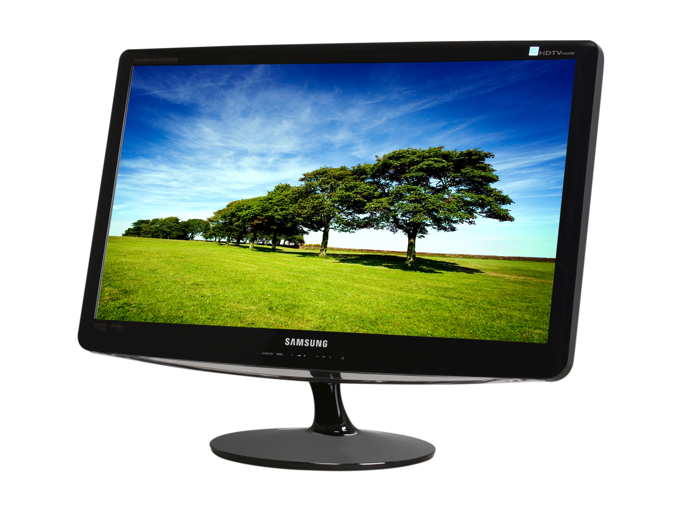 Samsung 24" 1920x1080 5ms B2430HD HD HDMI WideScreen LCD Monitor w/TV Tuner & USB Port 300 cd/m2 70,000:1