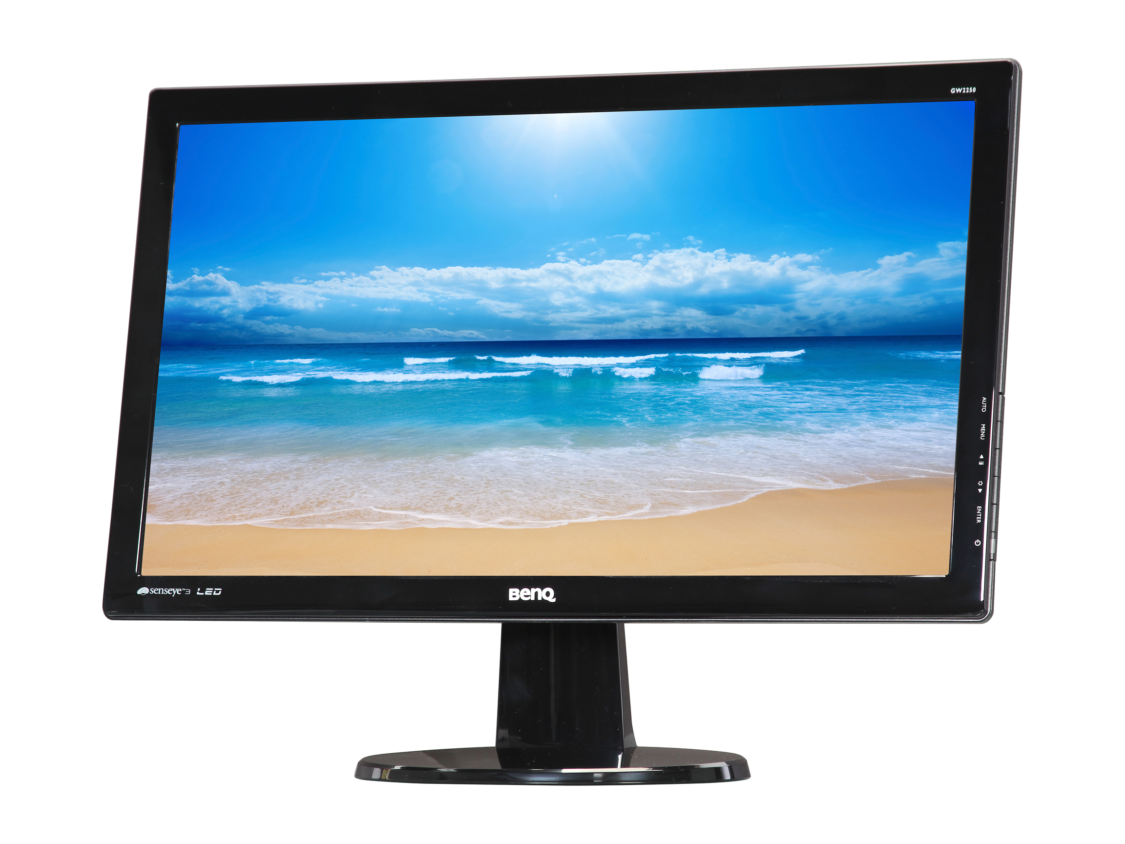 BenQ GW2250 Glossy Black 21.5" 4ms (GTG) Widescreen LED Backlight LCD Monitor 250 cd/m2 DC 20,000,000:1 (5000:1)