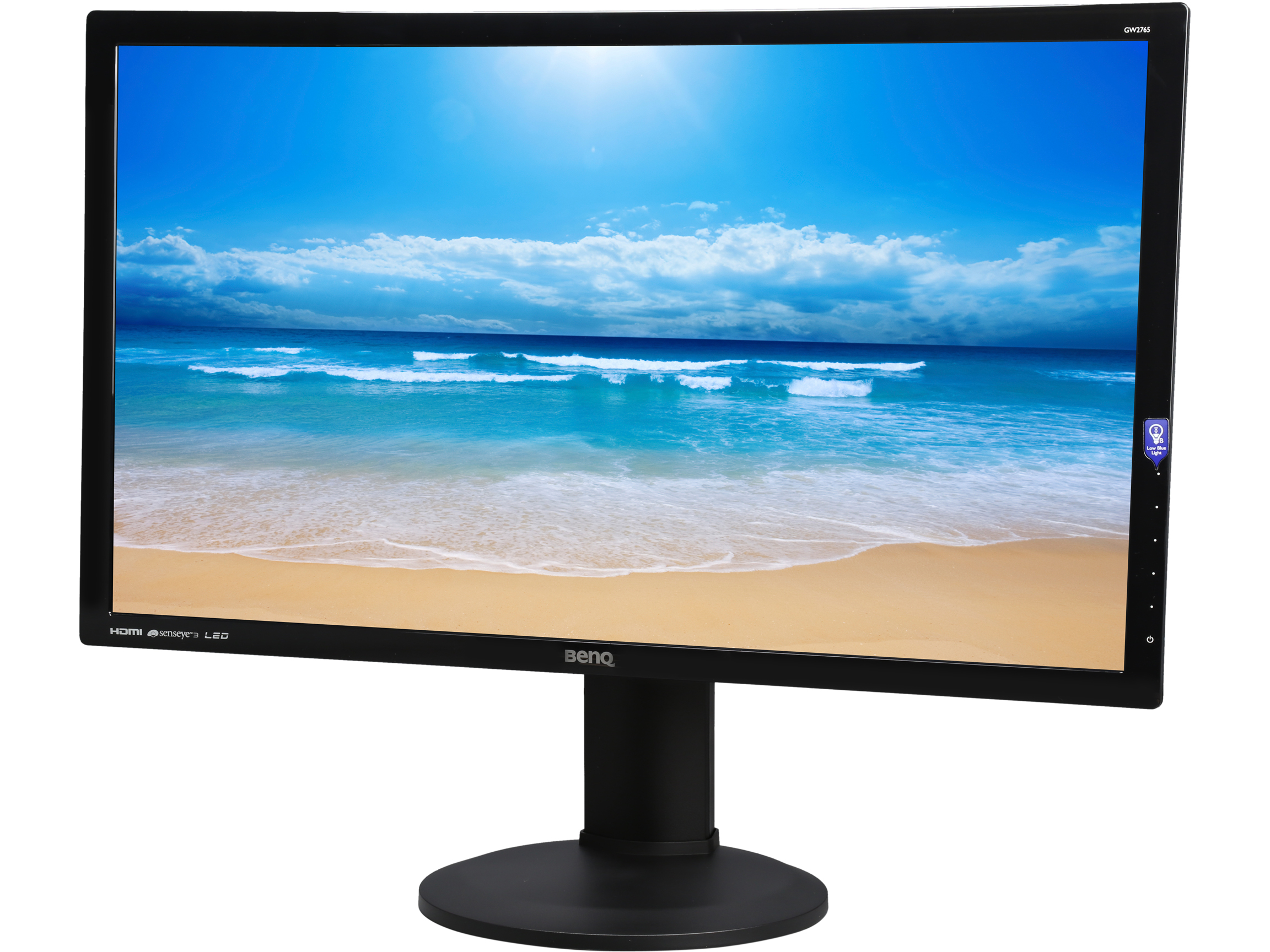 BenQ GW2765HT Black 27" IPS 4ms (GTG) WQHD LCD/LED Monitor, 350 cd/m2 DCR 20,000,000:1 (1000:1), Built in Speakers, D Sub DVI DL DP HDMI