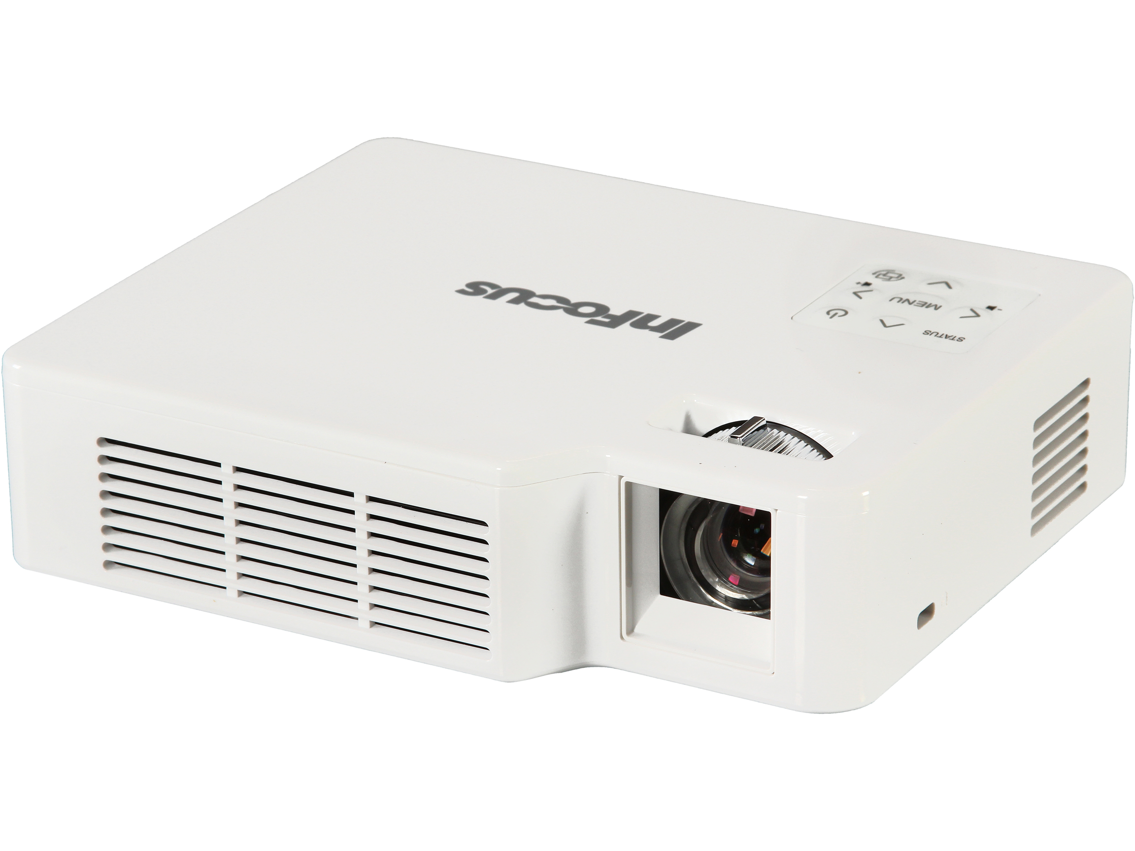 InFocus IN1144 WXGA 1280x800 Mobile DLP Projector 500 Lumens  1.76Lbs HDMI w/ USB & SD plus Carrying Bag – Optional Wifi