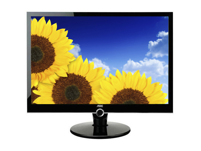 AOC 2230FM Piano Black Finish 22" 2ms HDMI Widescreen LCD Monitor 300 cd/m2 DCR 20000:1 Built in USB 2.0 Hub