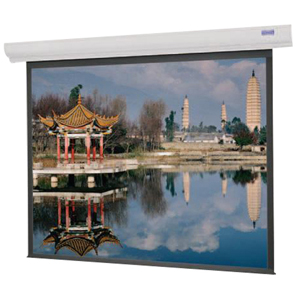 Da Lite Designer Contour Electrol Projection Screen With Built in Infrared Remote